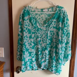New York & Co X-Large sheer blouse